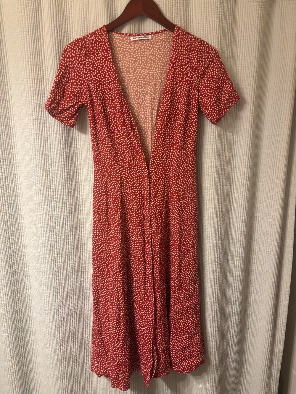 Reformation dress -  Red floral design